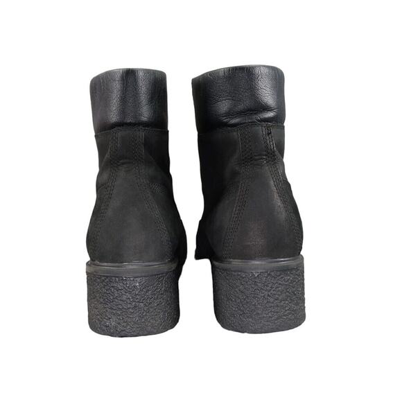 Timberland Shoes Womens 8.5 Boots Fashion Block Heel Lace Up Leather Waterproof - Picture 6 of 15